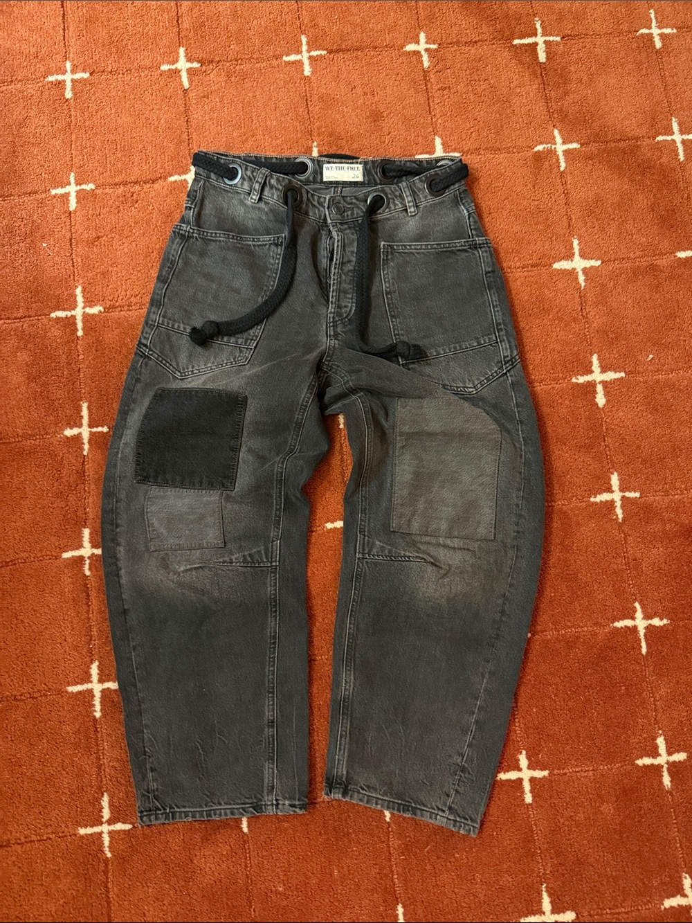 Free people barrel jeans